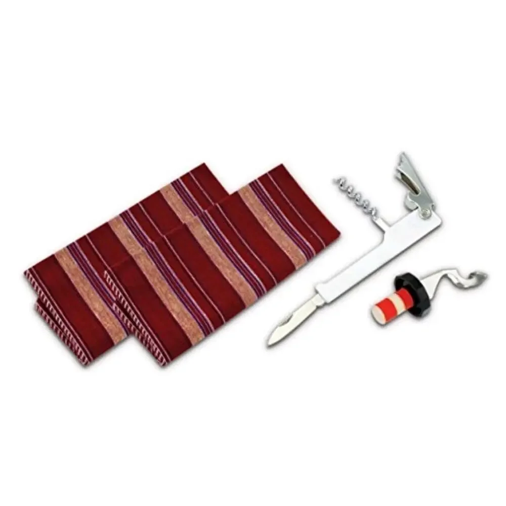 Wine Travel Bag Set Insulated Wine Bottle Carrier Tote Pack Luggage Case
